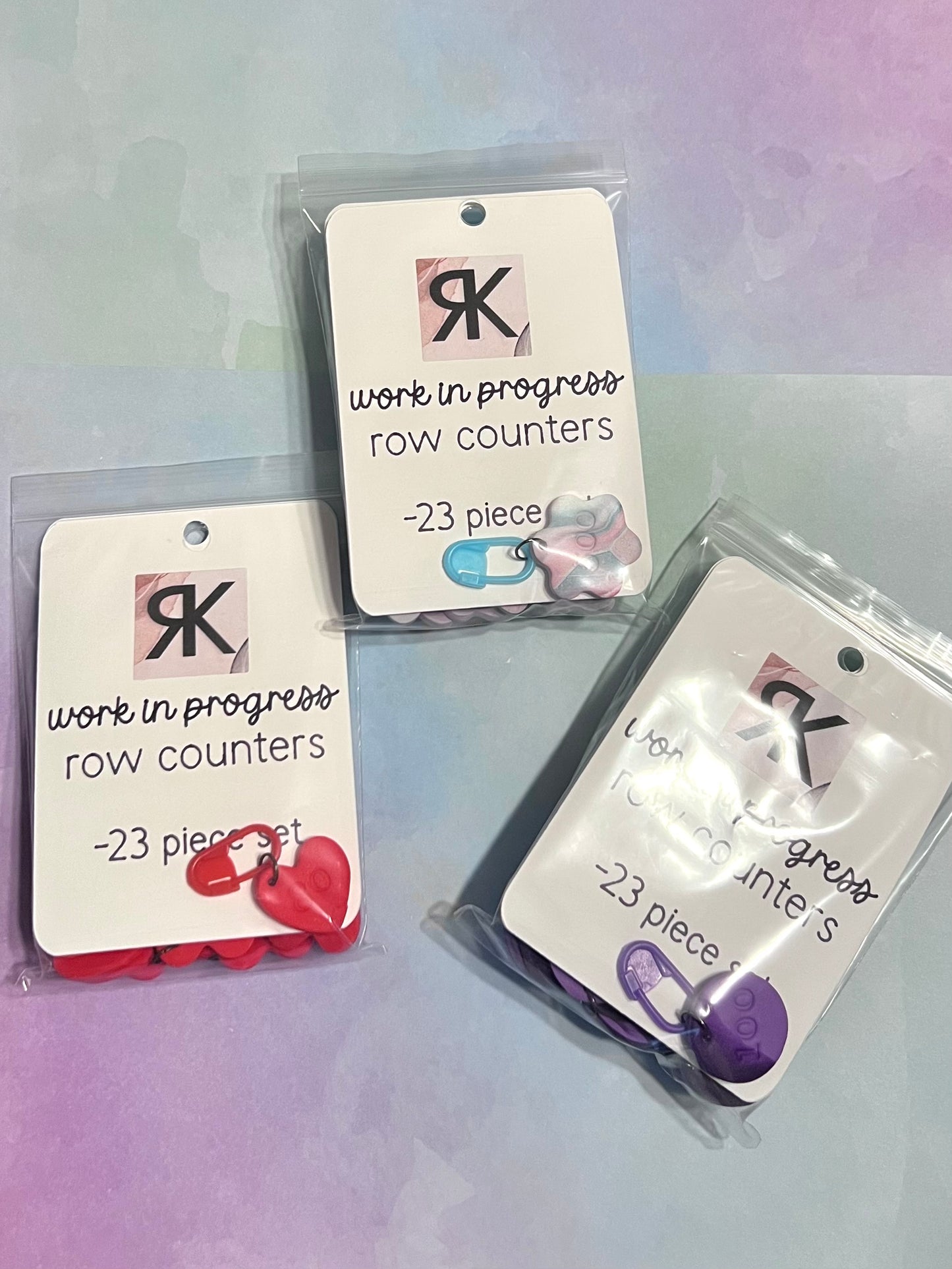 WIP Row Counters - 23 pc