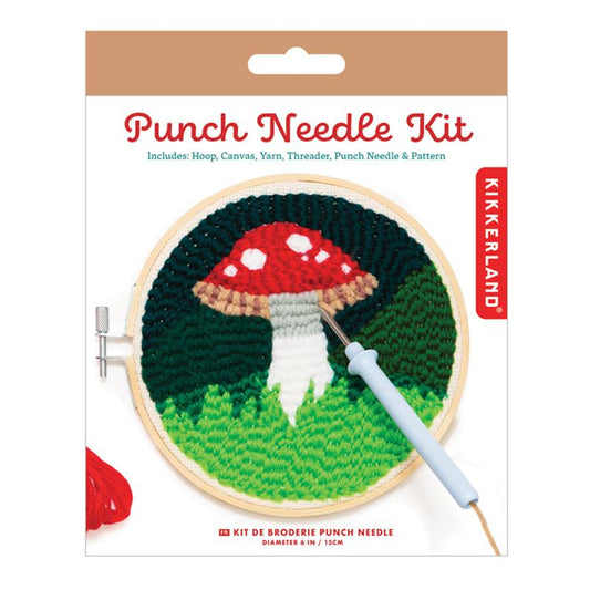 Punch Needle Kit Mushroom