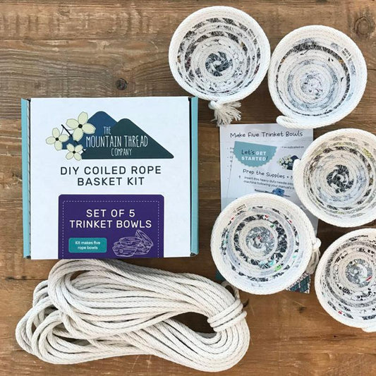 Coiled Rope Kit 5 Trinket Bowls 1SOFTBKIT15 Mountain Threa