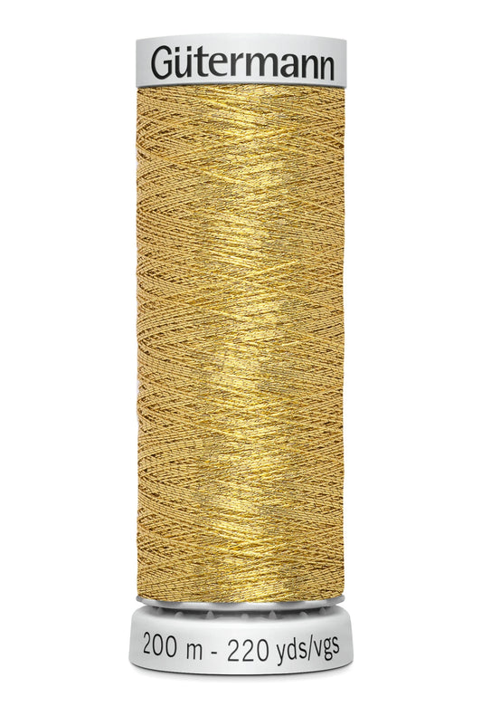 Gutermann Metallic Thread 200m Color 9970
