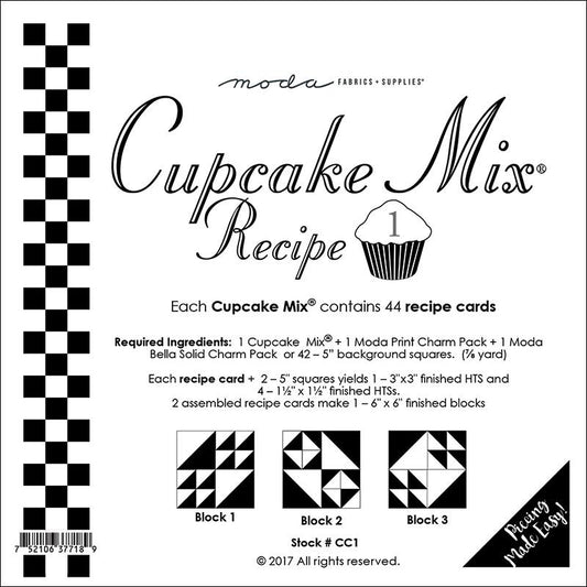 Cupcake Recipe 1 44ct CC1