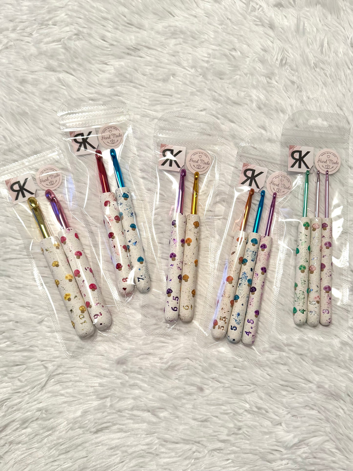Crochet Hook Set - Mini Mushroom