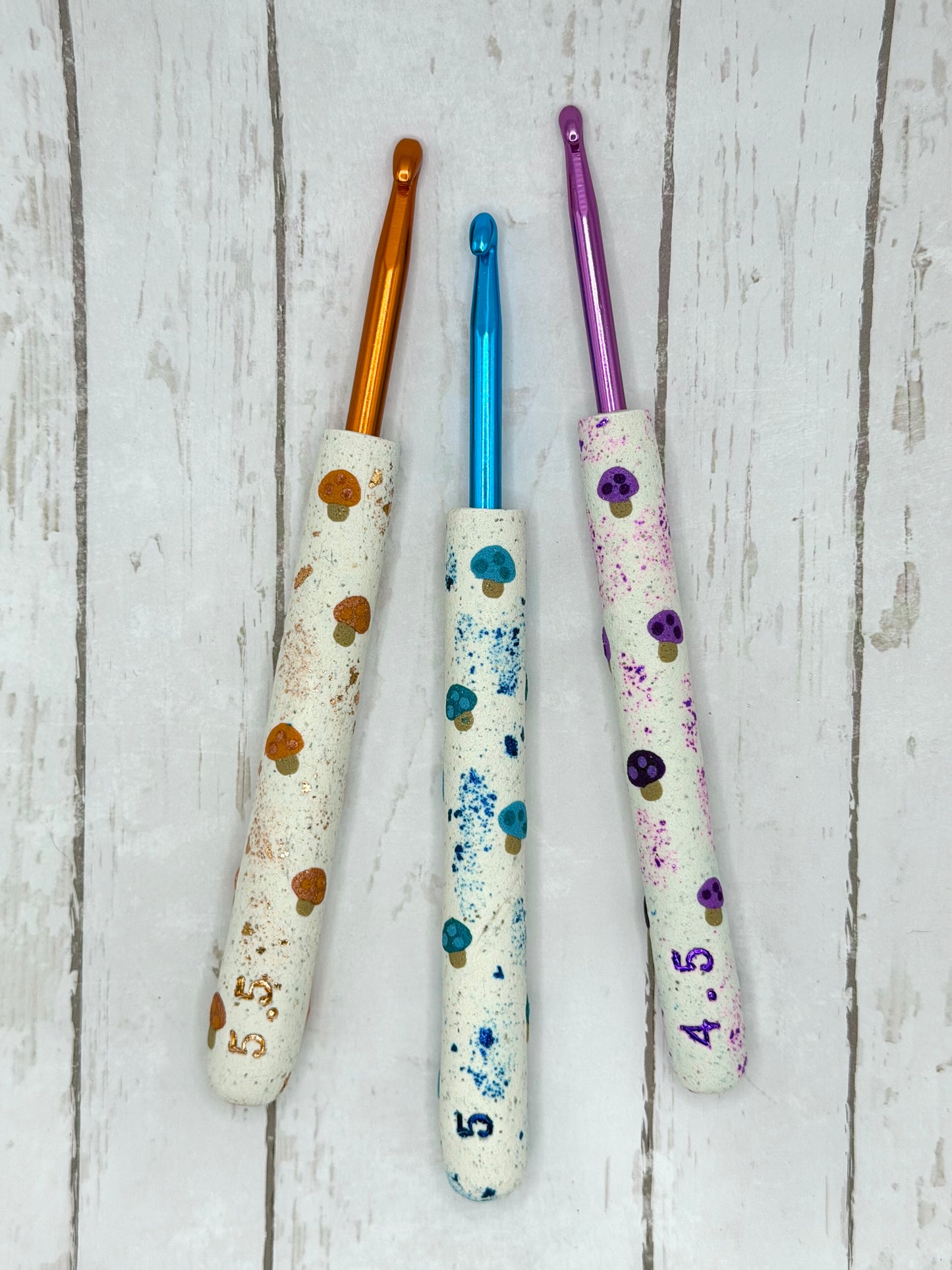 Crochet Hook Set - Mini Mushroom