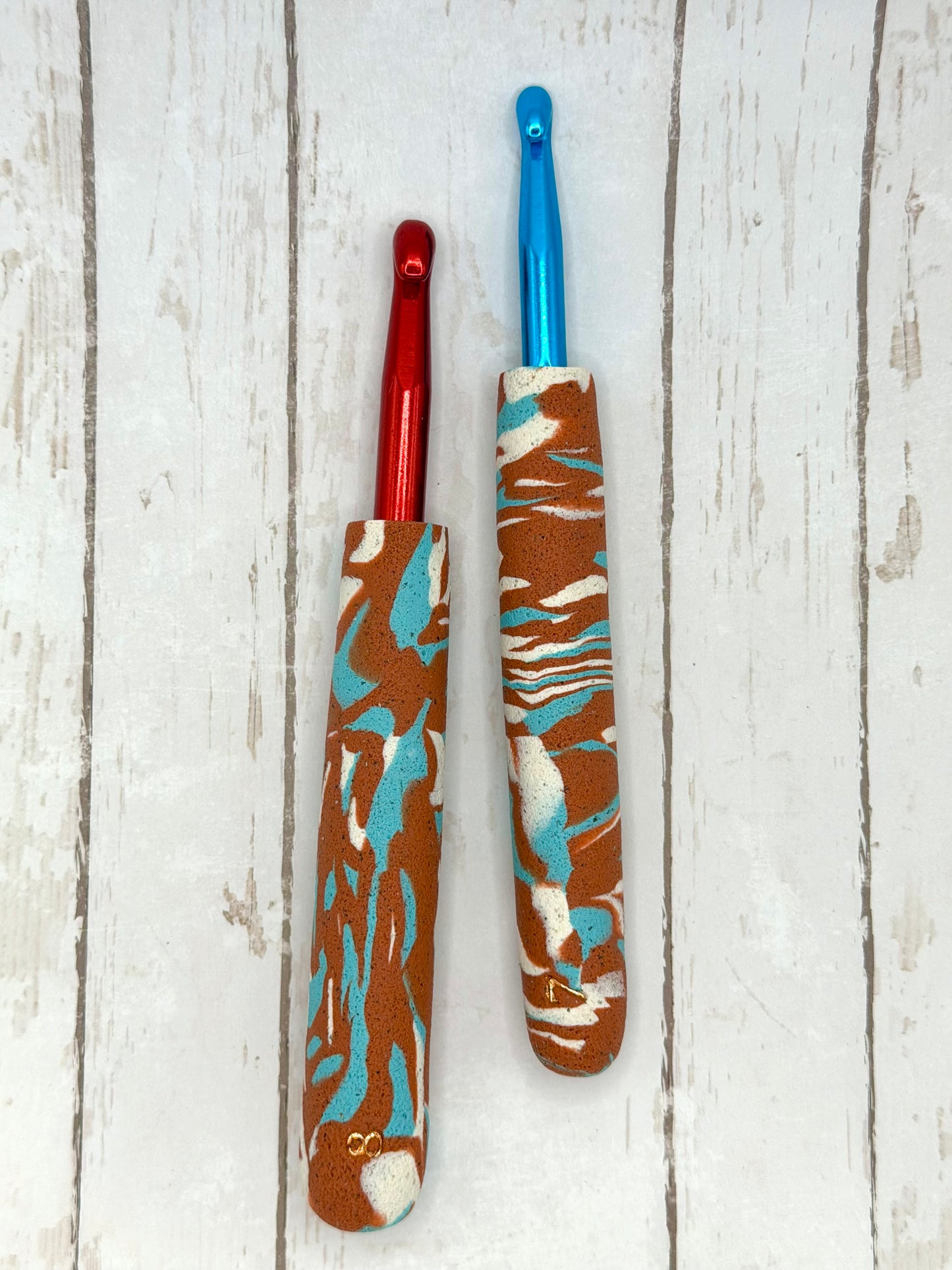 Crochet Hook Set - Canyon Marble