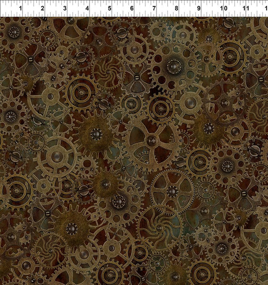 Steampunk - 8ST-1 Brown Large Gears
