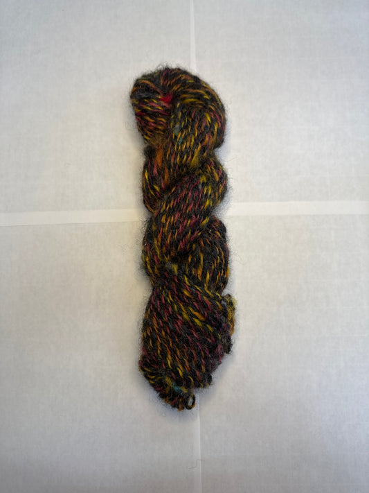 Gotland Wool- Yel, Red, Black