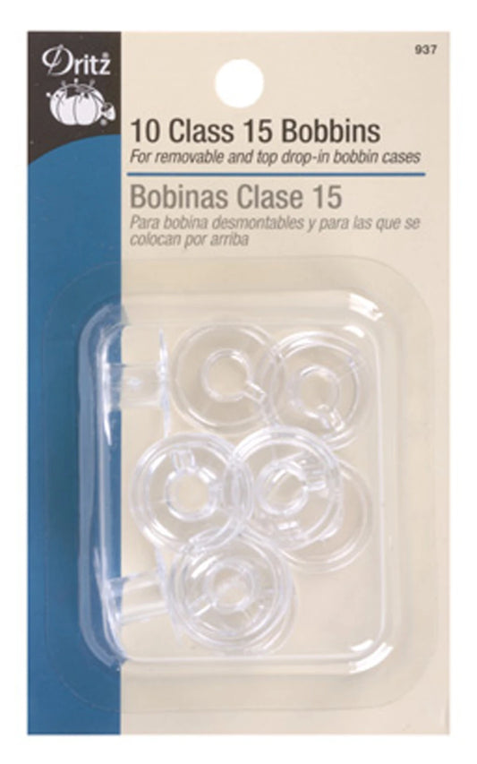 Bobbin Plastic Class 15 Bonus Pack 10ct