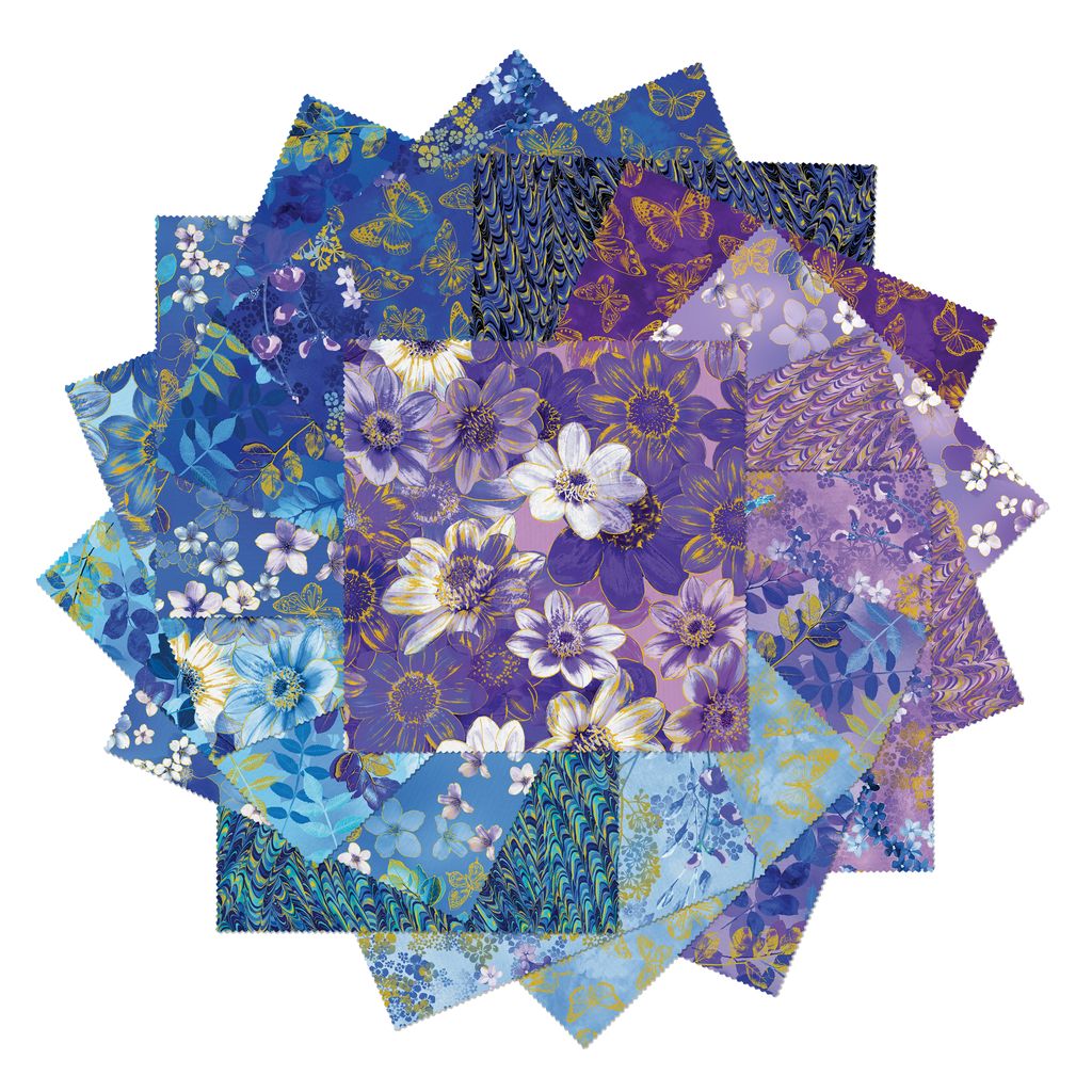 Metallic Impressions 10x10 in squares