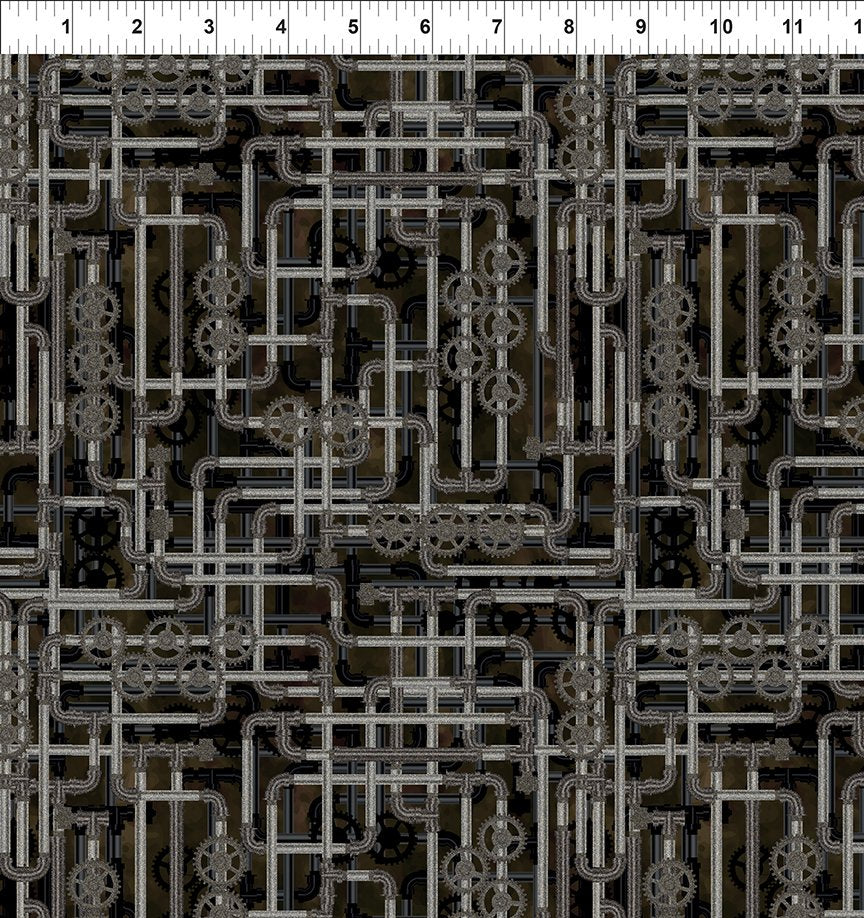 Steampunk - 9ST-2 Gray Pipes