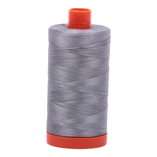 2605 Mako Cotton Thread Solid 50wt 1422yds Grey