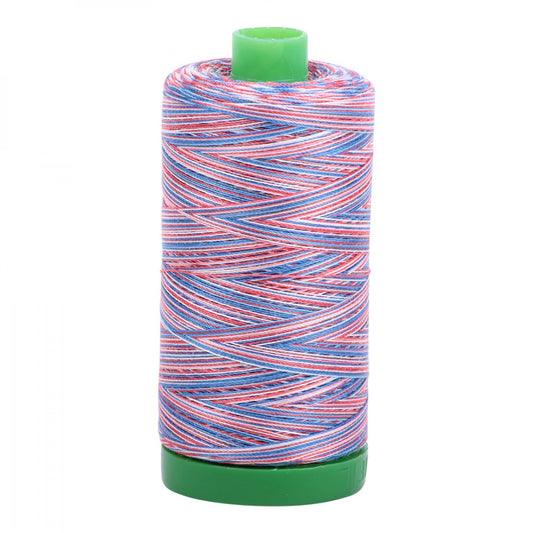 A1140-3852 Mako Cotton Embroidery Thread 40wt 1094yds Variegated  Mutli