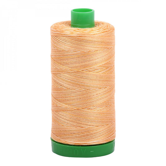 A1140-4150 Mako Cotton Embroidery Thread 40wt 1094yds Variegated Orange