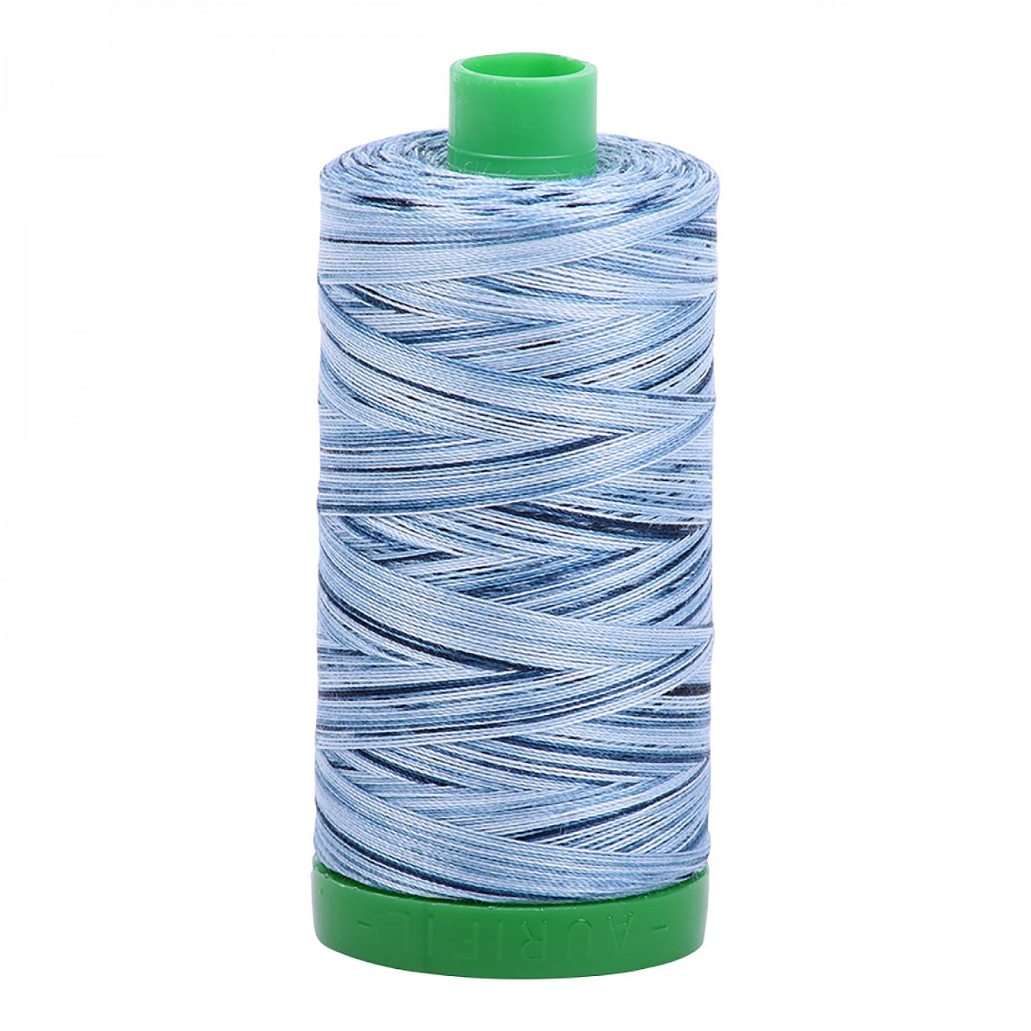 A1140-4669 Mako Cotton Embroidery Thread 40wt 1094yds Variegated Blue