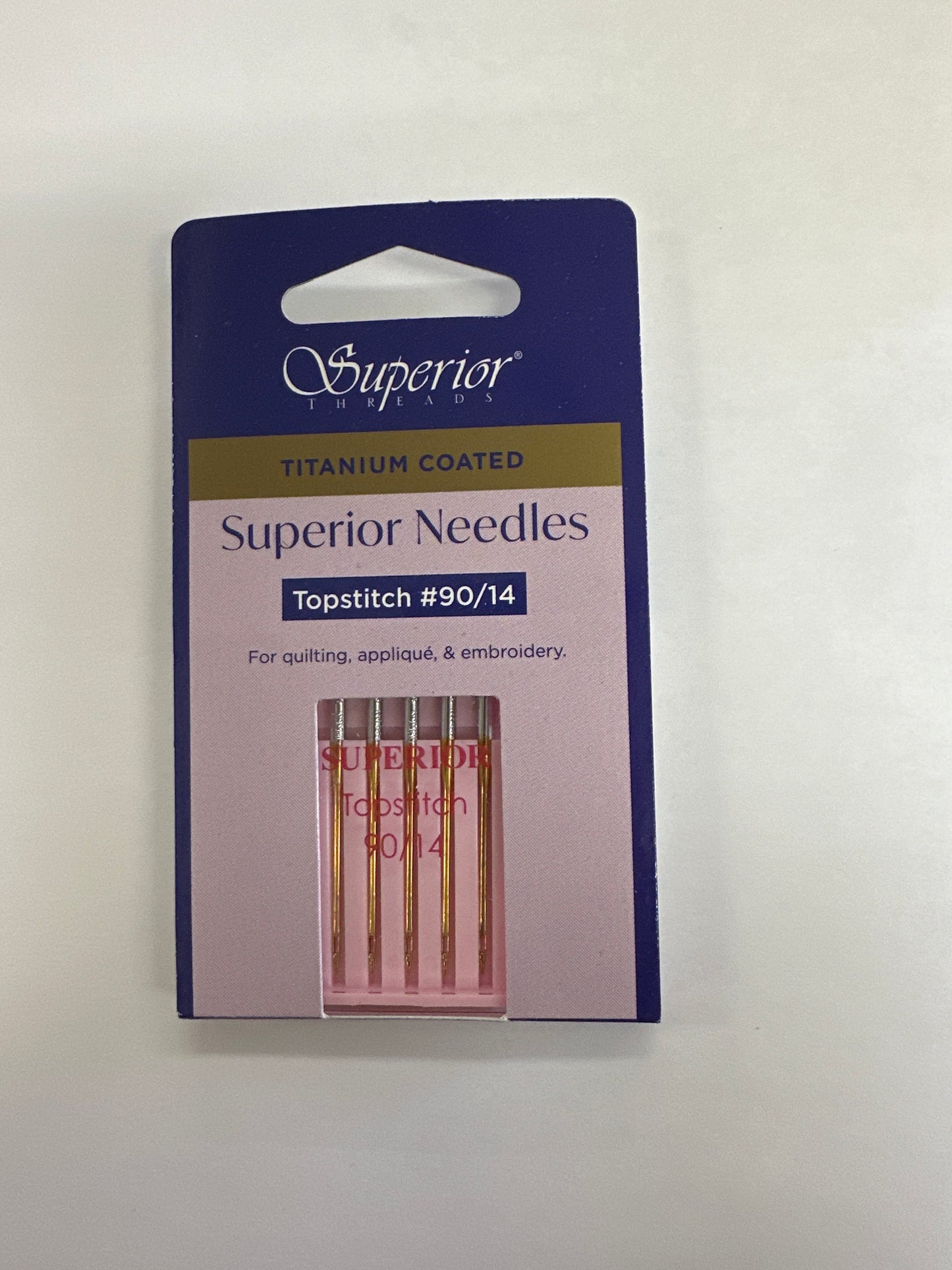 Superior Topstitch Machine Needle Size 90/14 5ct