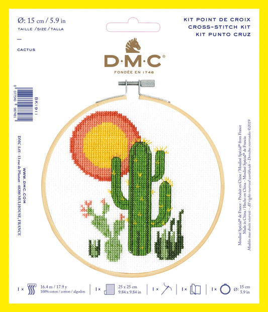 Leisure Arts Kit Cross Stitch XS Cactus