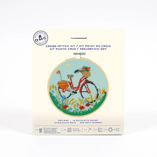 DMC Value Kit Red Bike Cross Stitch