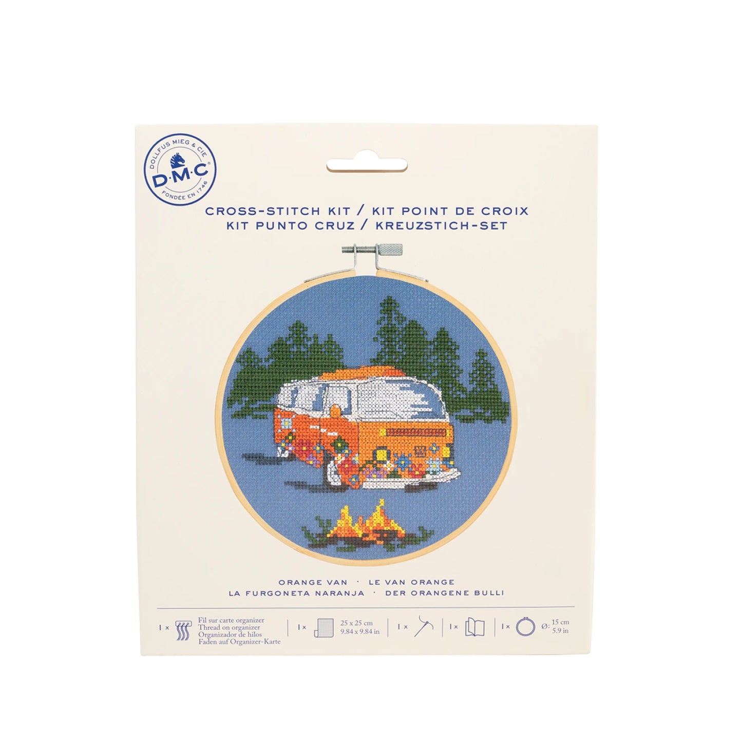 DMC Value Kit Orange Van Cross Stitch