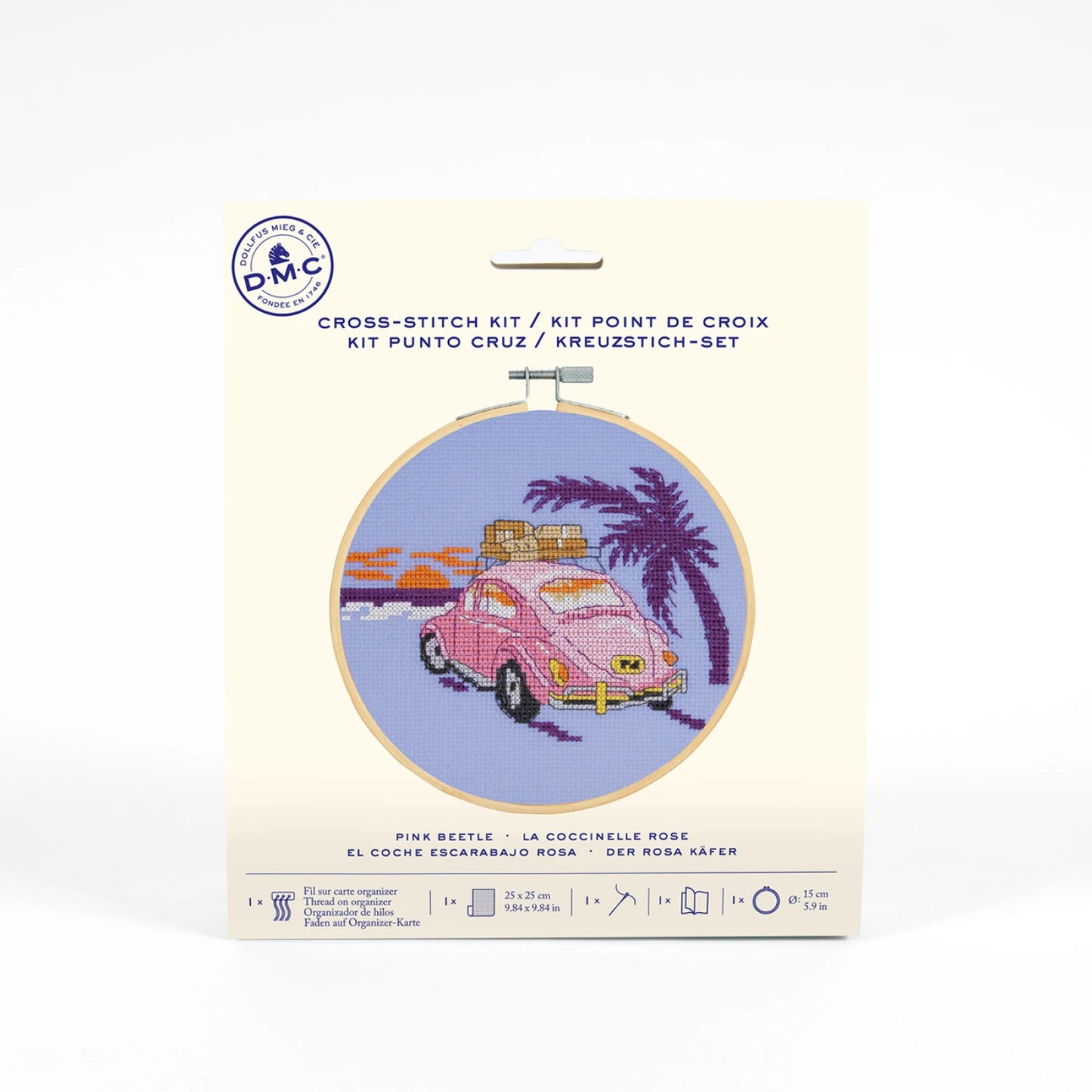 DMC Value Kit Pink Beetle Cross Stitch