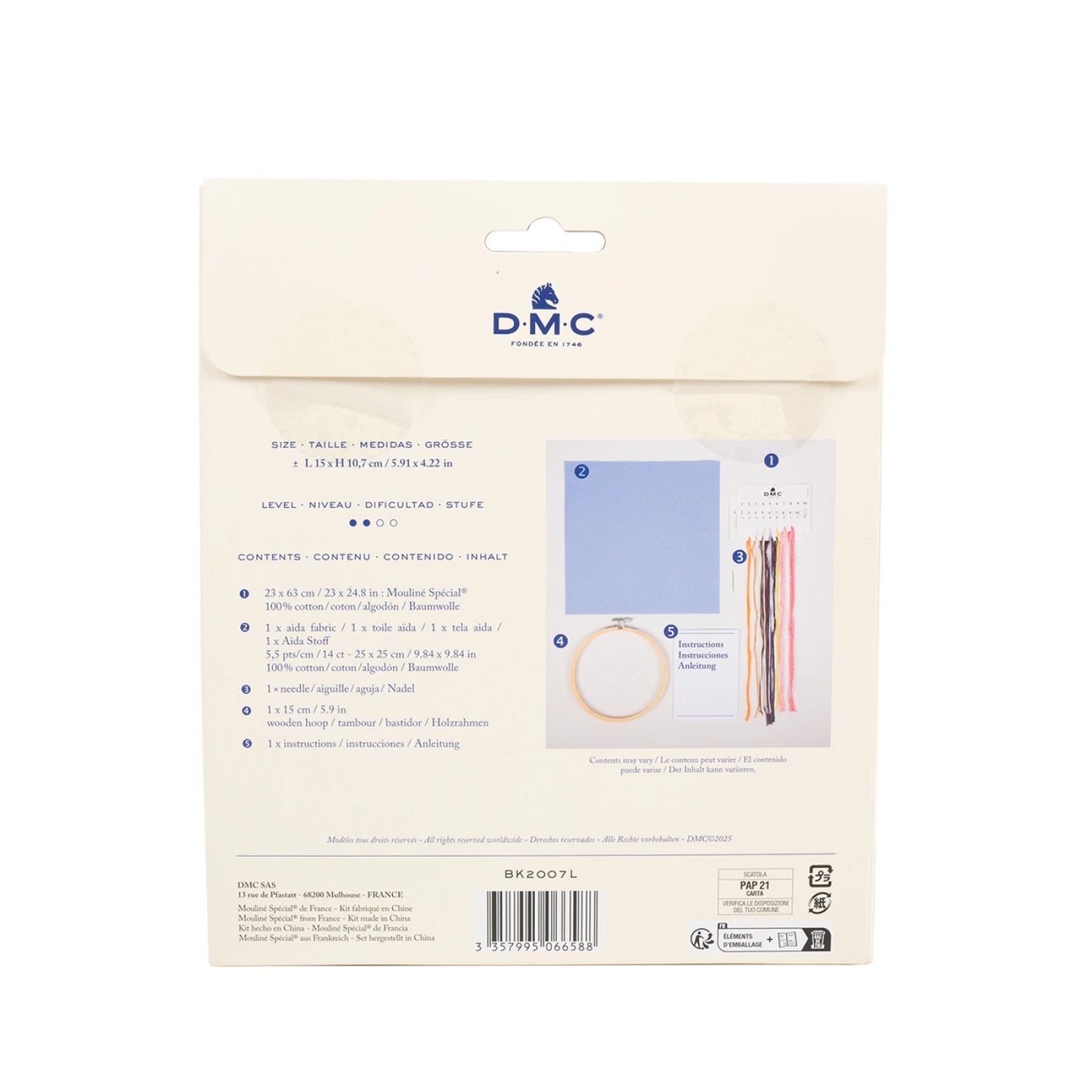 DMC Value Kit Pink Beetle Cross Stitch
