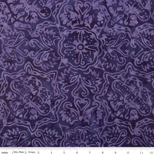 Batiks Elementals Rainbow Brights Grape Soda