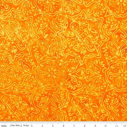 Batiks Basics Rainbow Brights Marigold