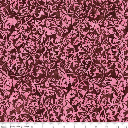 Batiks Ornamental Floreale Raspberry Nightshade