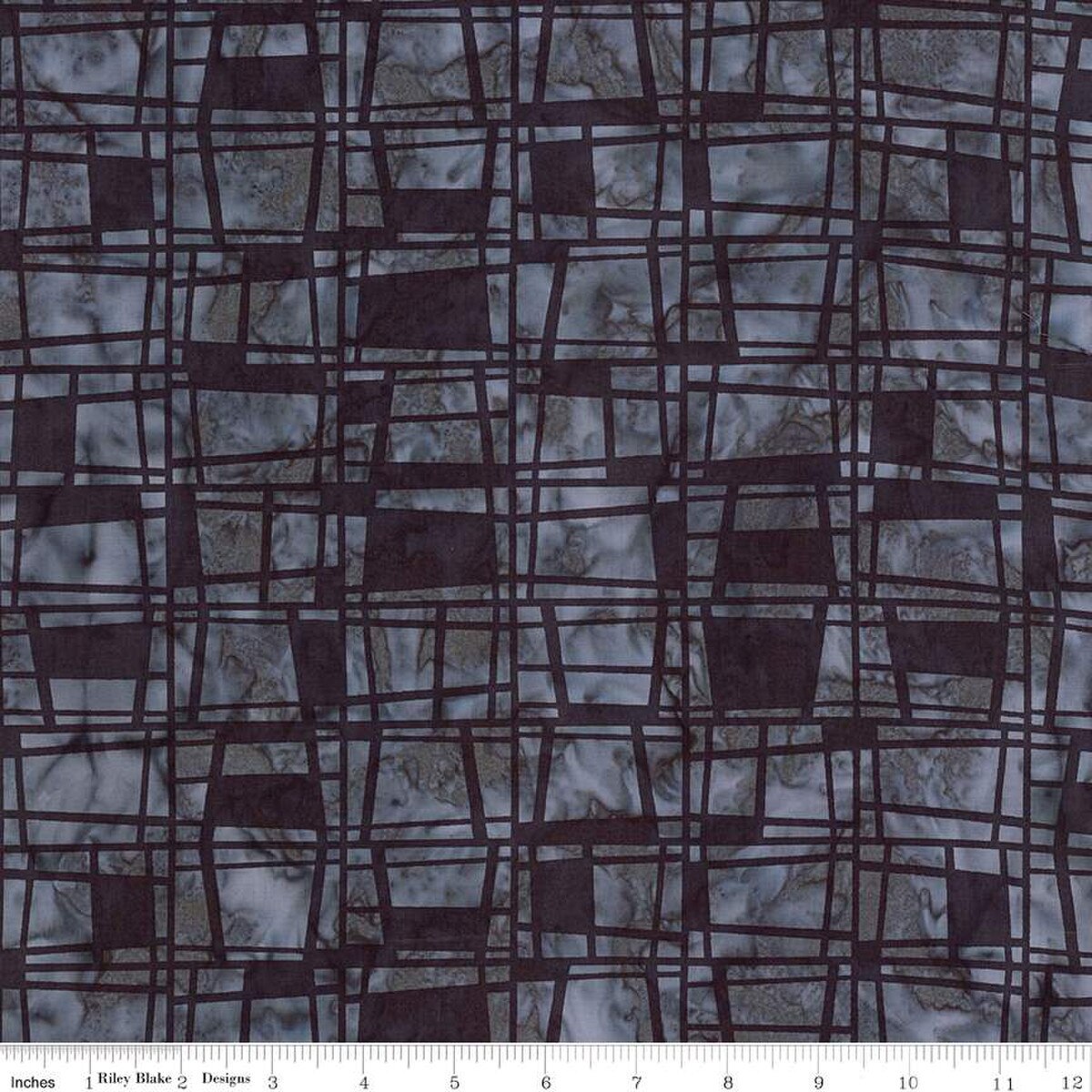 Batiks Retro Revival Dark Insignia
