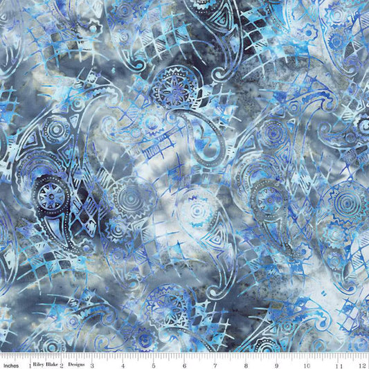 Batiks Splatter Lilac Lustre