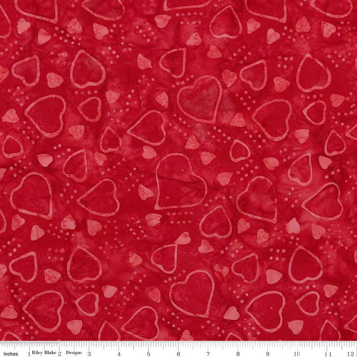 Batiks Love Punch Red