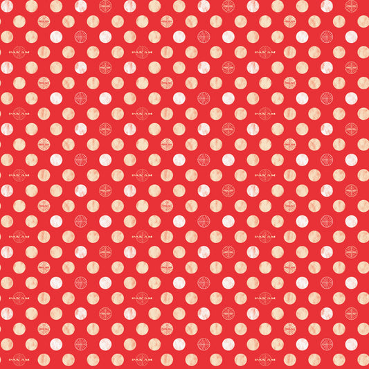 Pan Am Dots Red