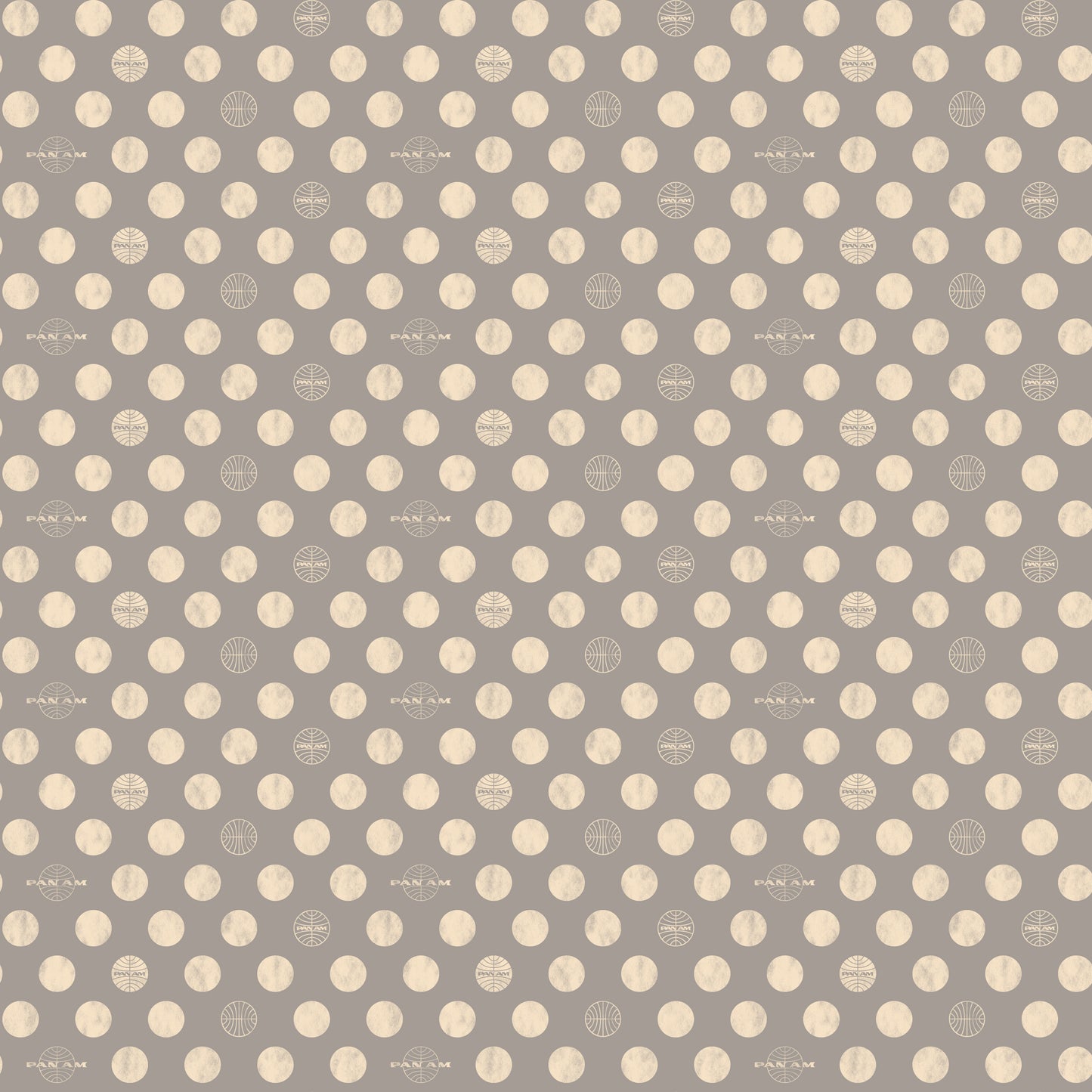 Pan Am Dots Taupe