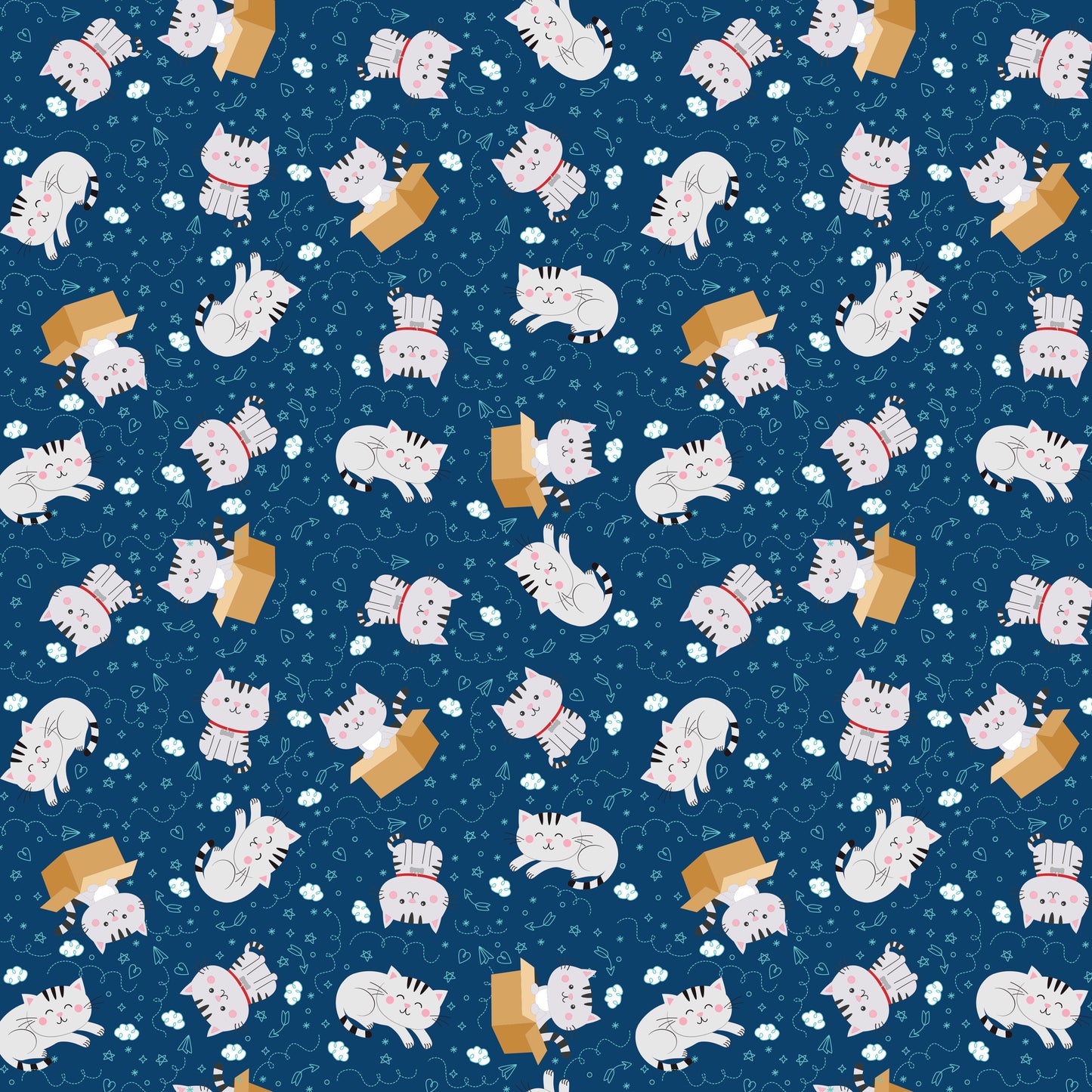 3-Yard-Curated-Bundle Cats & Roses