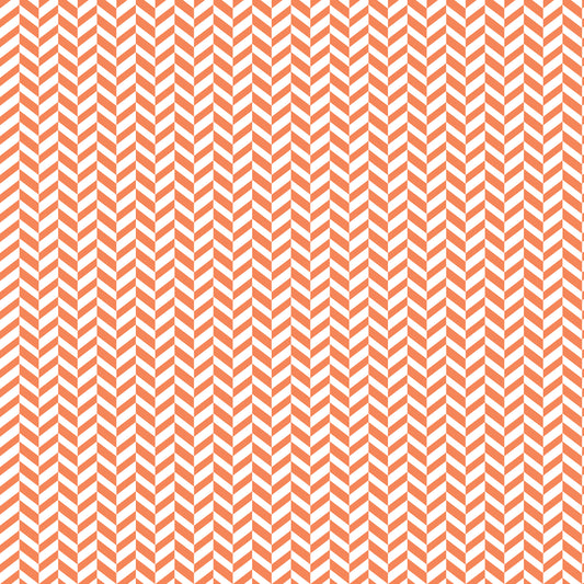 Effervescence Herringbone - Orange