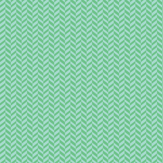 Effervescence Herringbone - Spearmint