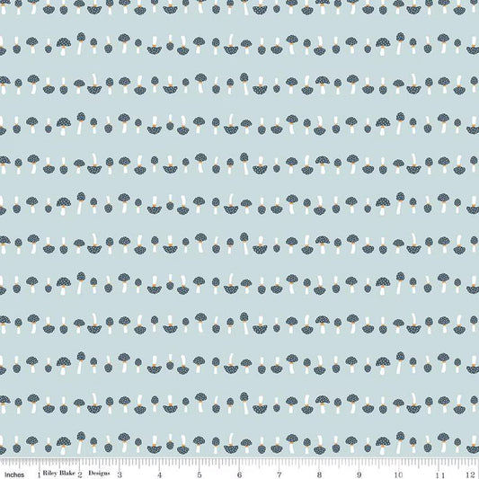 Forest Village Mushrooms Sky