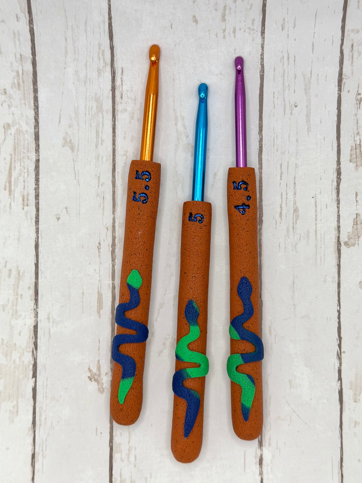Crochet Hook Set - Snakes