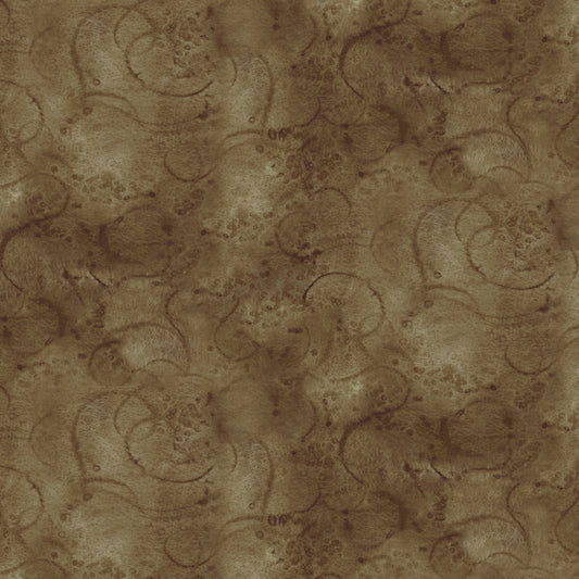 Painter's Watercolor Swirl Sepia