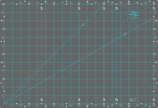 Creative Grids Self-Healing Double Sided Rotary Cutting Mat 12in x 18in