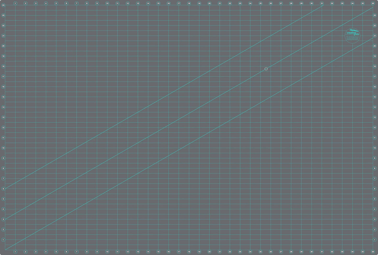 Creative Grids Self-Healing Double Sided Rotary Cutting Mat 24in x 36in
