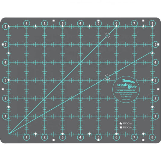 Creative Grids Self-Healing Double Sided Rotary Cutting Mat 6in x 8in