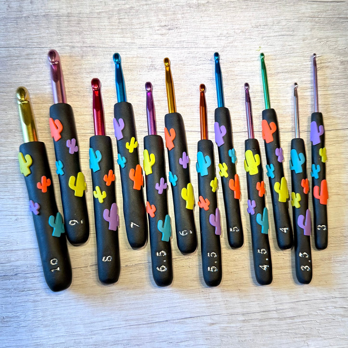 Crochet Hooks Neon Cactus