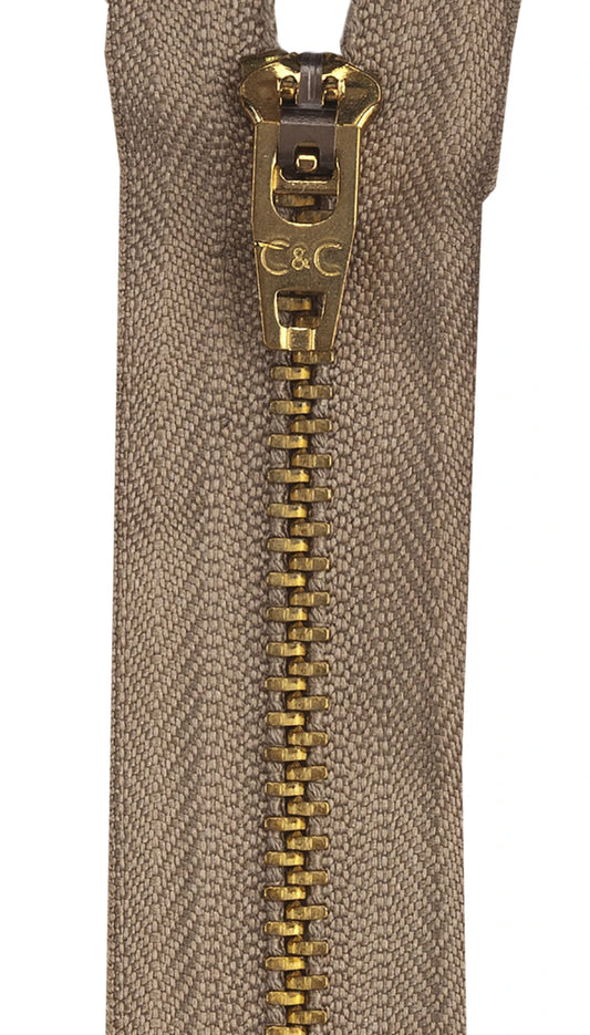 Metal Slip Cover Zipper 36in Dogwood