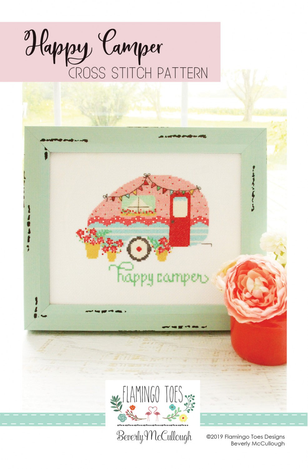 Happy Camper Cross Stitch Pattern