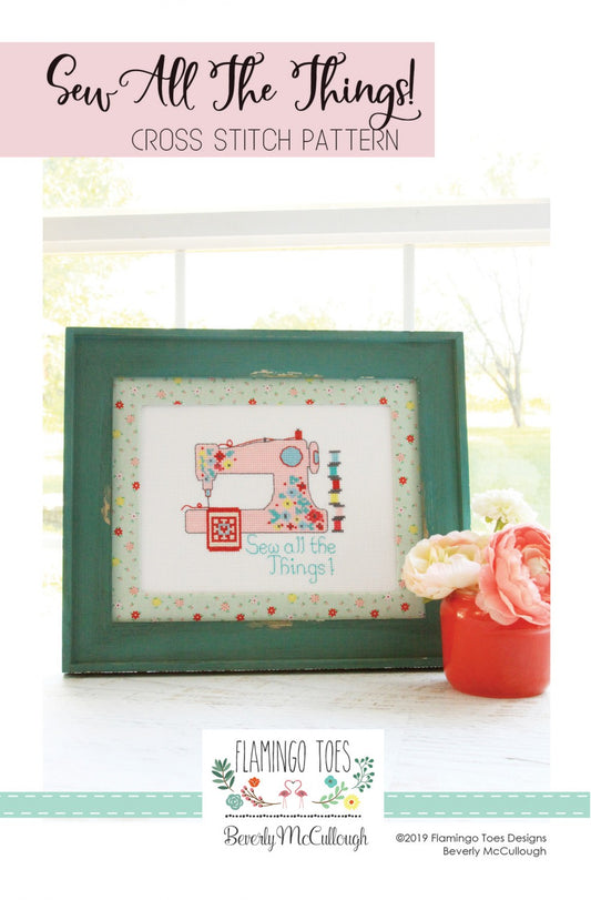 Sew All The Things Cross Stitch Pattern