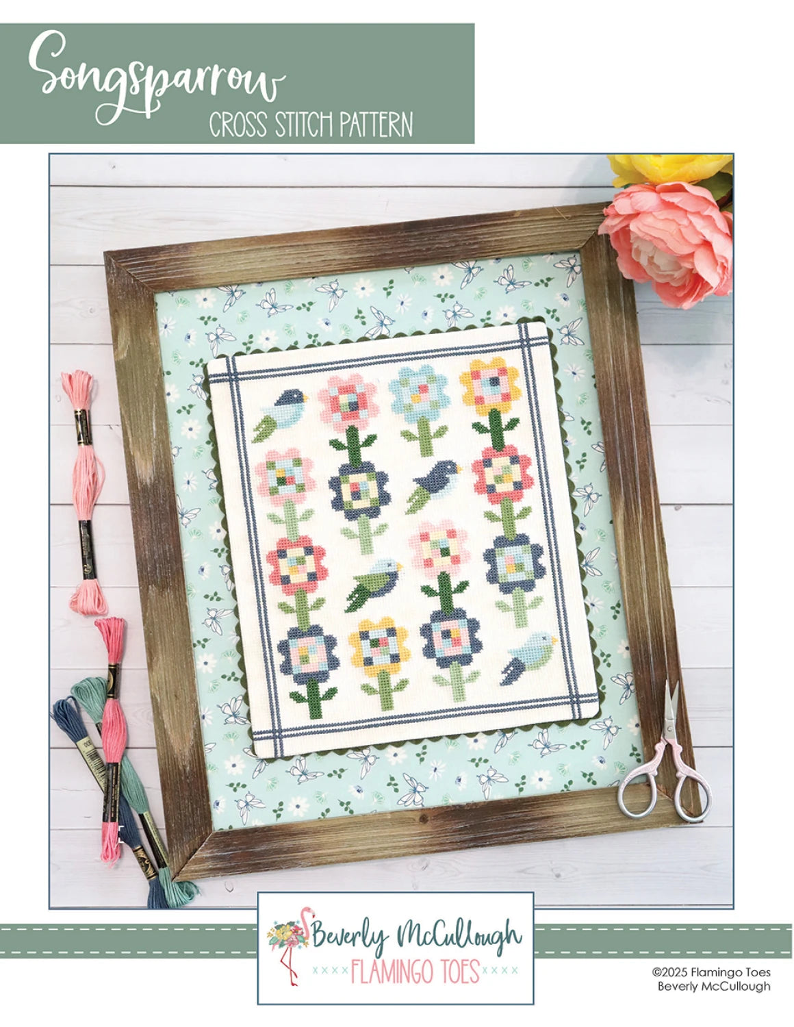 Songsparrow Cross Stitch Pattern