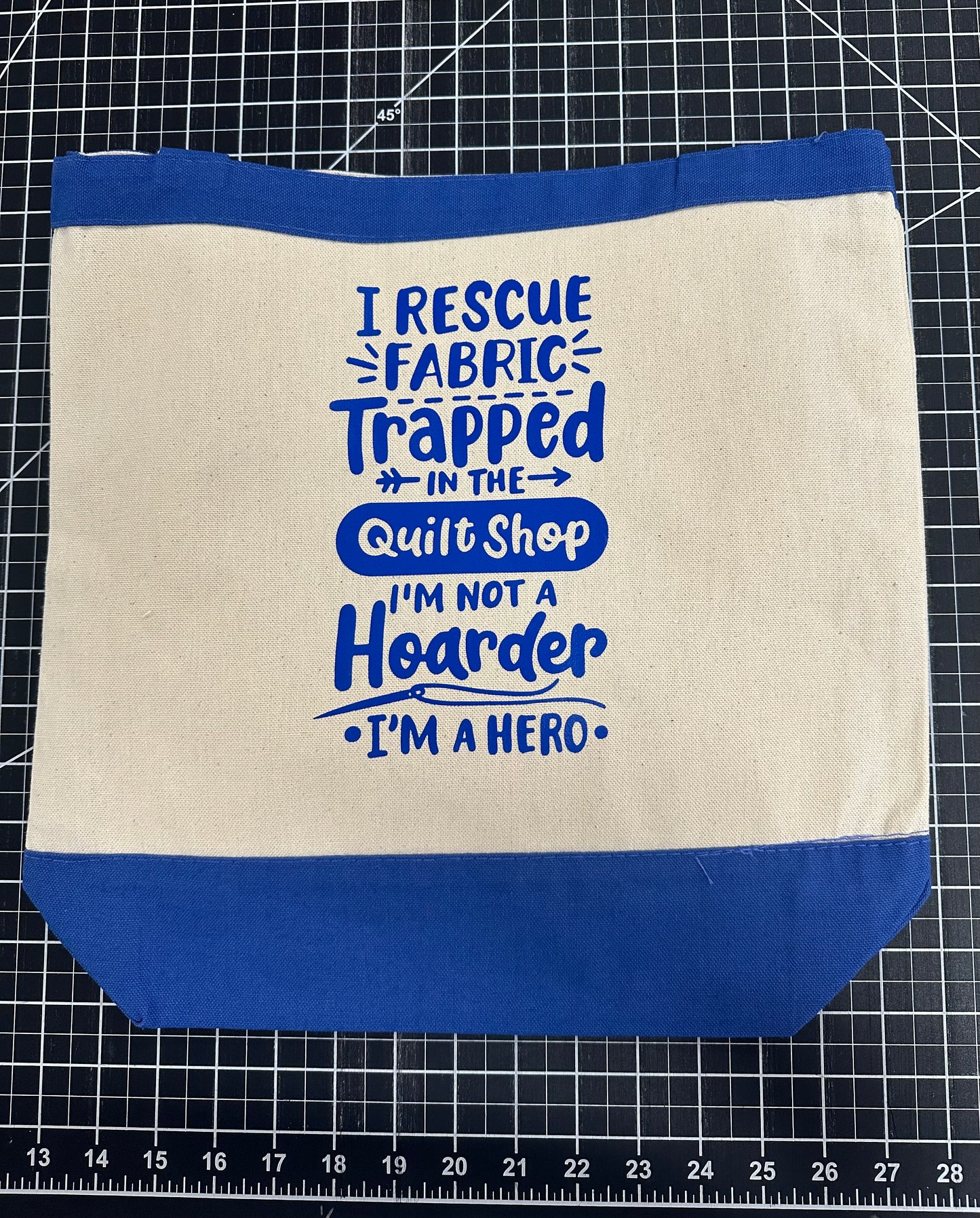 Cotton Tote-Royal Blue
