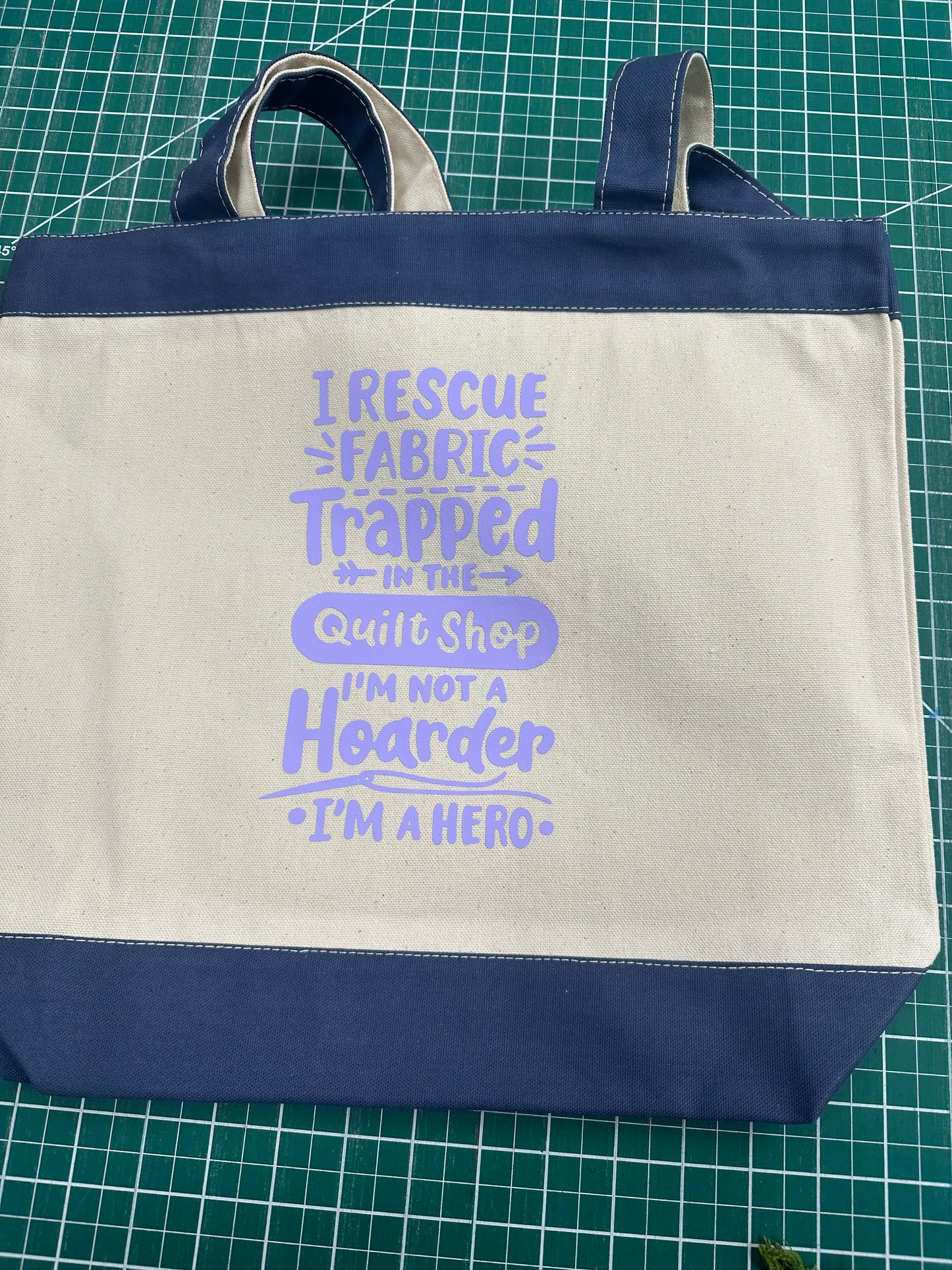 Cotton Tote-Rescue - Light Purple