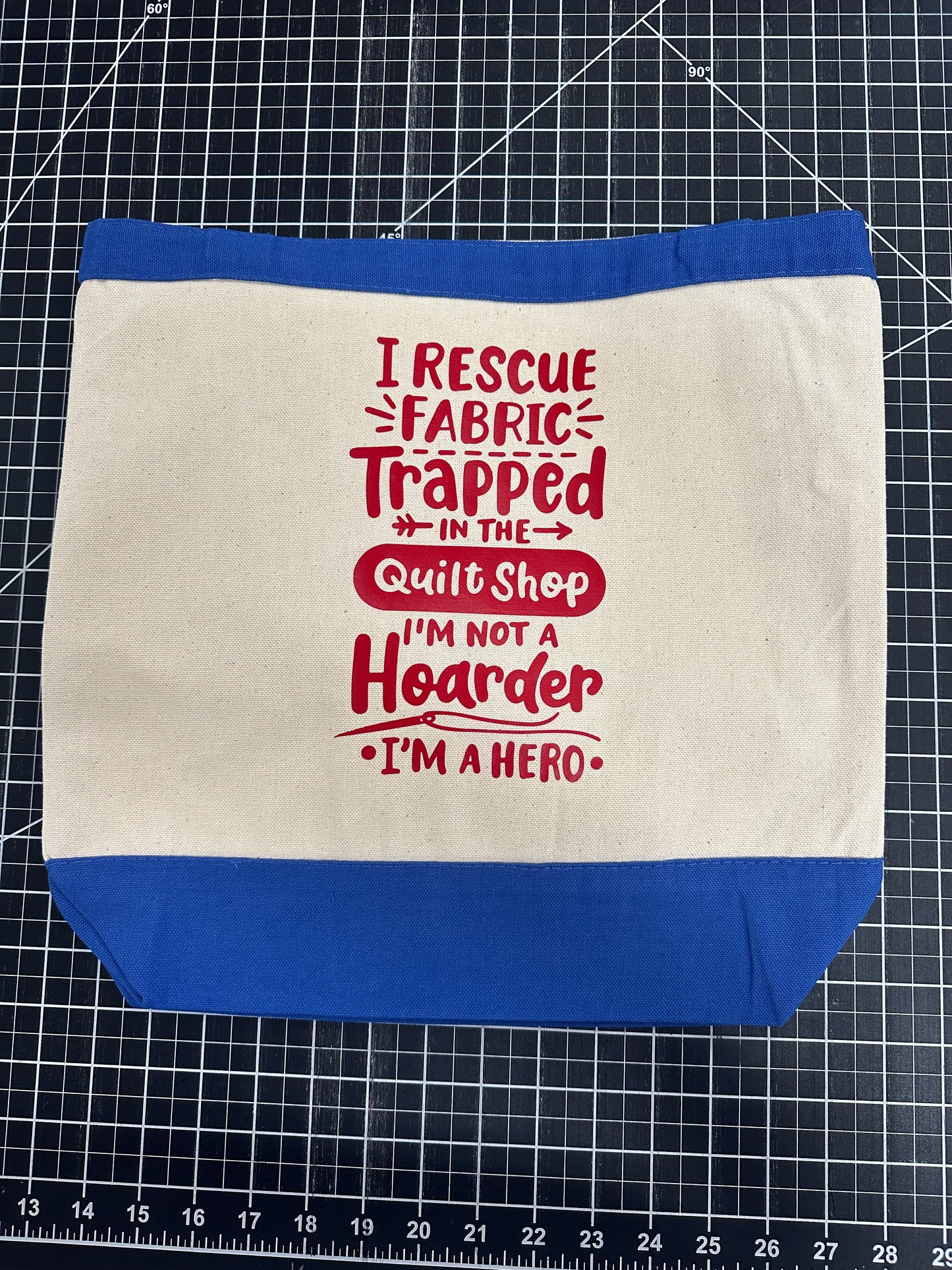 Cotton Tote-Royal Blue