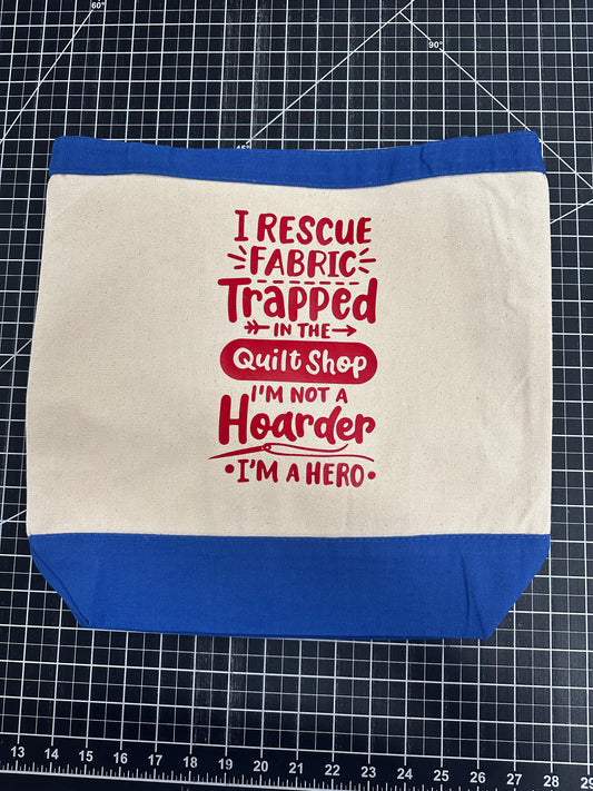 Cotton Tote-Royal Blue