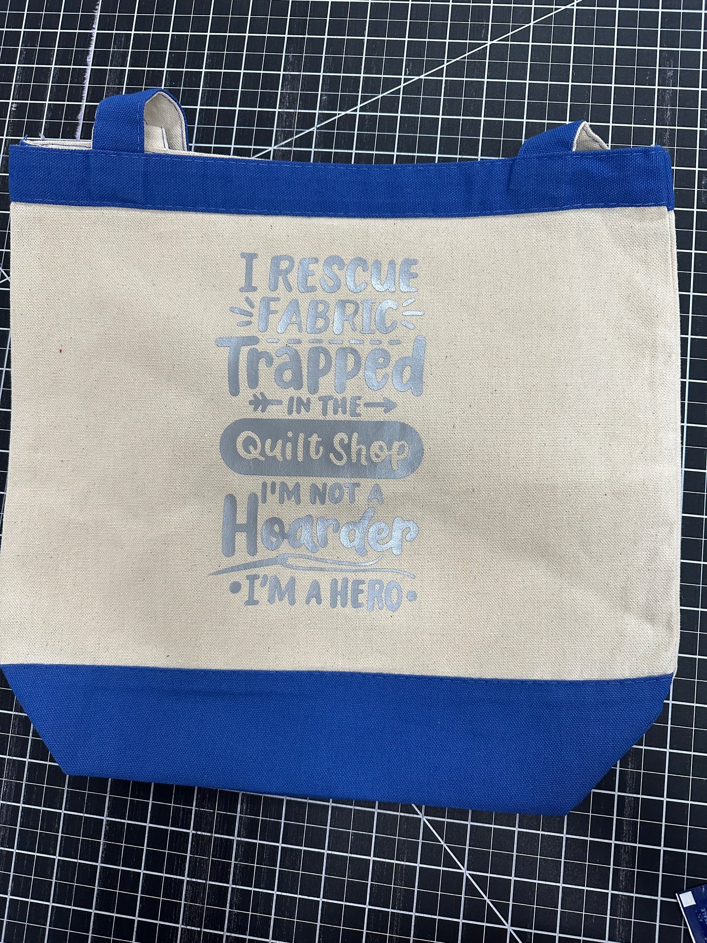 Cotton Tote-Royal Blue
